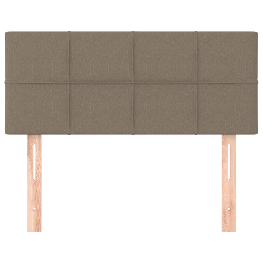 Tête de lit Taupe 100x5x78/88 cm Tissu - 3