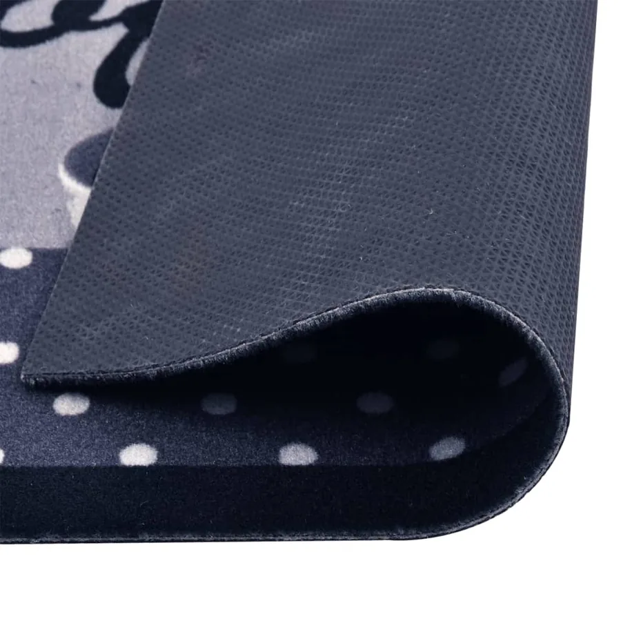 Tapis de cuisine lavable Bleu café 60x180 cm - 3