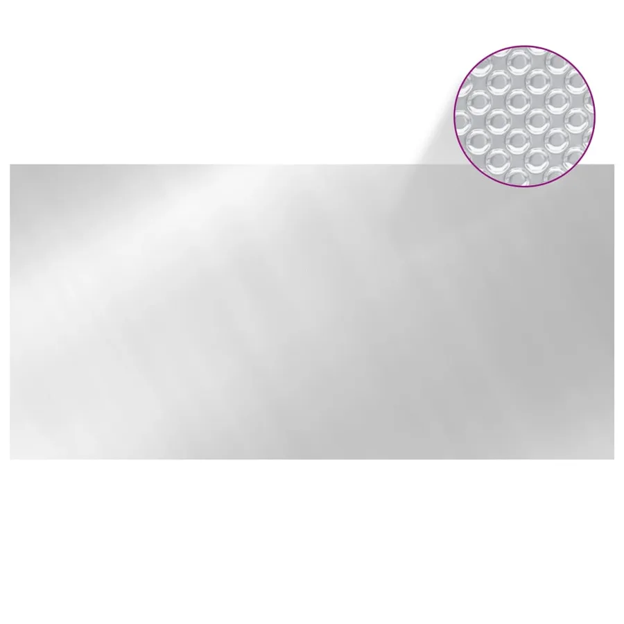 Couverture de piscine Argenté 450x220 cm PE - 2