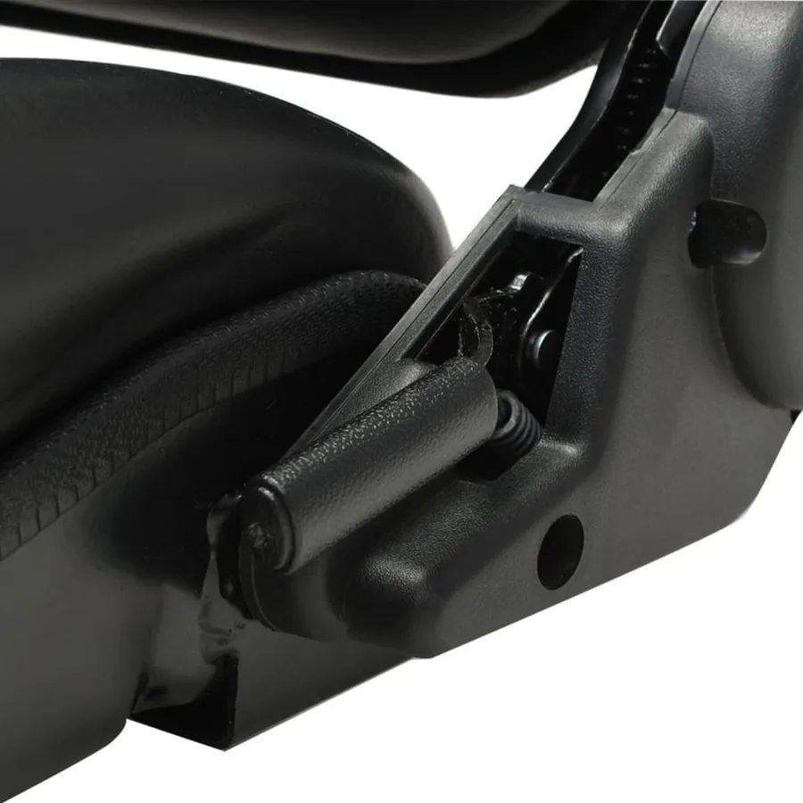 Siège de tracteur et de chariot élévateur dossier réglable noir - 6