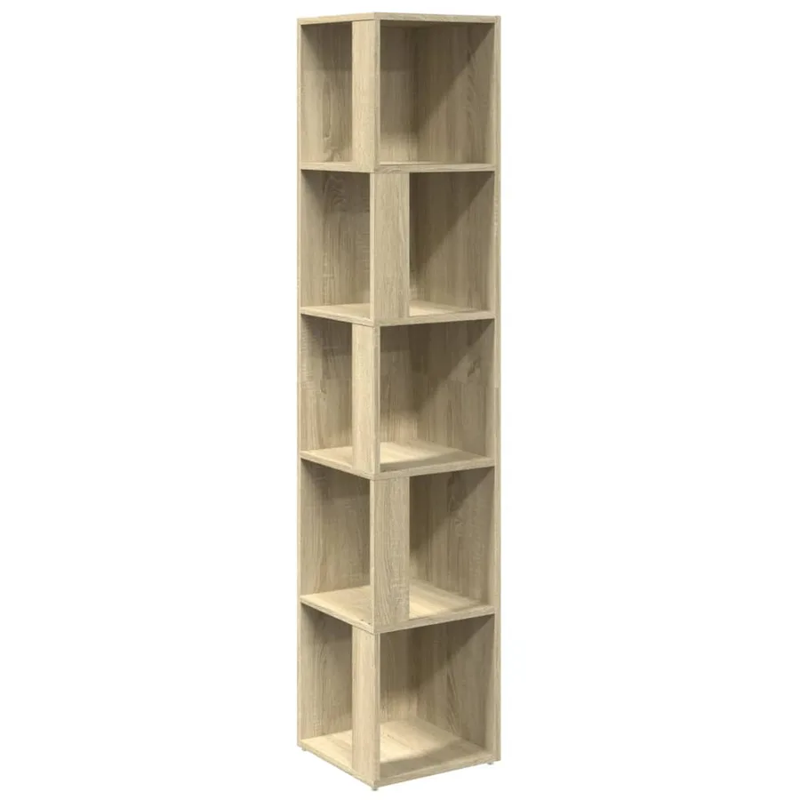 Armoire d'angle Chêne sonoma 33x33x164,5 cm Bois d'ingénierie - 2