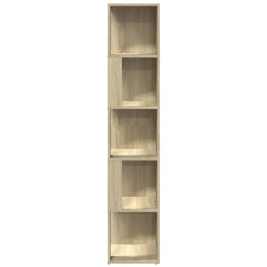 Armoire d'angle Chêne sonoma 33x33x164,5 cm Bois d'ingénierie - 4