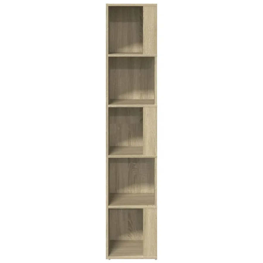 Armoire d'angle Chêne sonoma 33x33x164,5 cm Bois d'ingénierie - 5