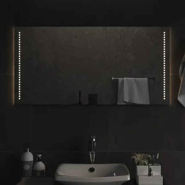 Miroir de salle de bain à LED 50x100 cm