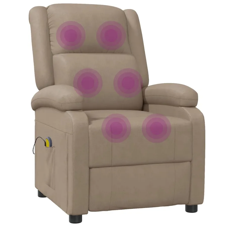 Fauteuil de massage Cappuccino Similicuir - 7