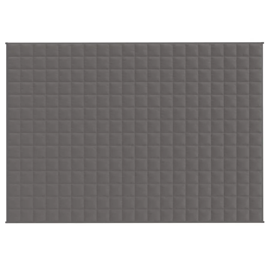 Couverture lestée Gris 138x200 cm 6 kg Tissu - 3
