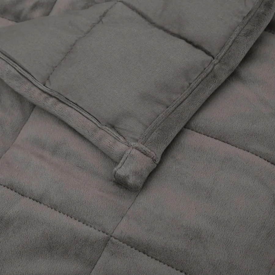 Couverture lestée Gris 138x200 cm 6 kg Tissu - 5