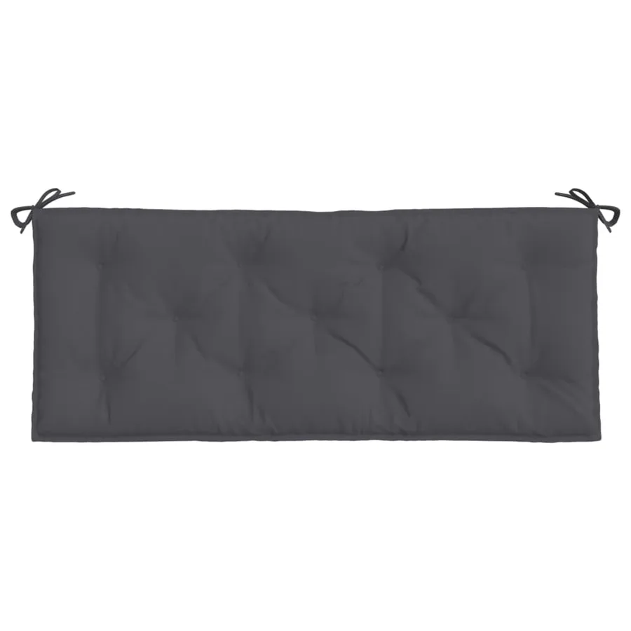 Coussins de banc de jardin lot de 2 anthracite tissu Oxford - 5