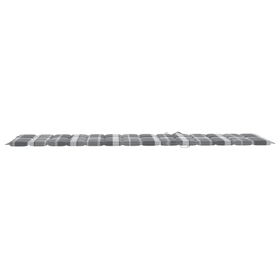 Chaise longue de jardin avec coussin Bois d'acacia solide - 14