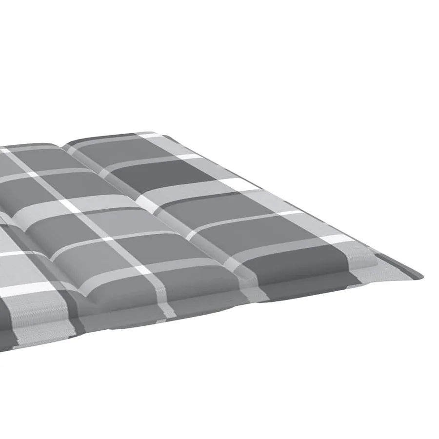 Chaise longue de jardin avec coussin Bois d'acacia solide - 4