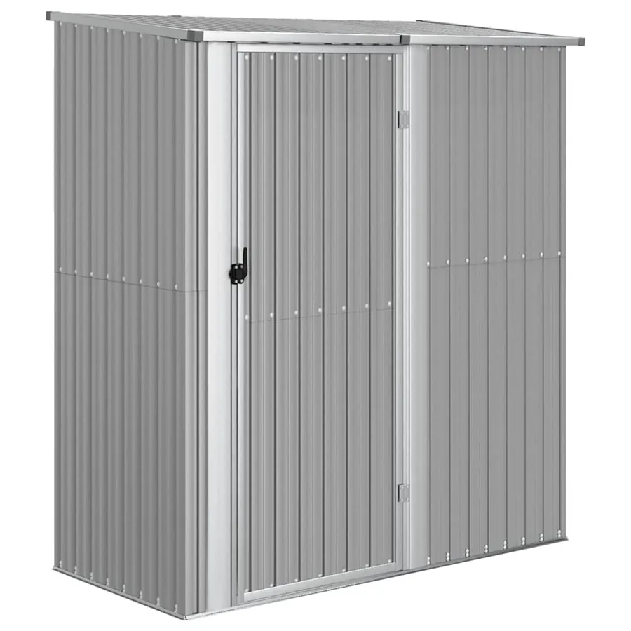 Abri de jardin Gris 180,5x97x209,5 cm Acier galvanisé - 2