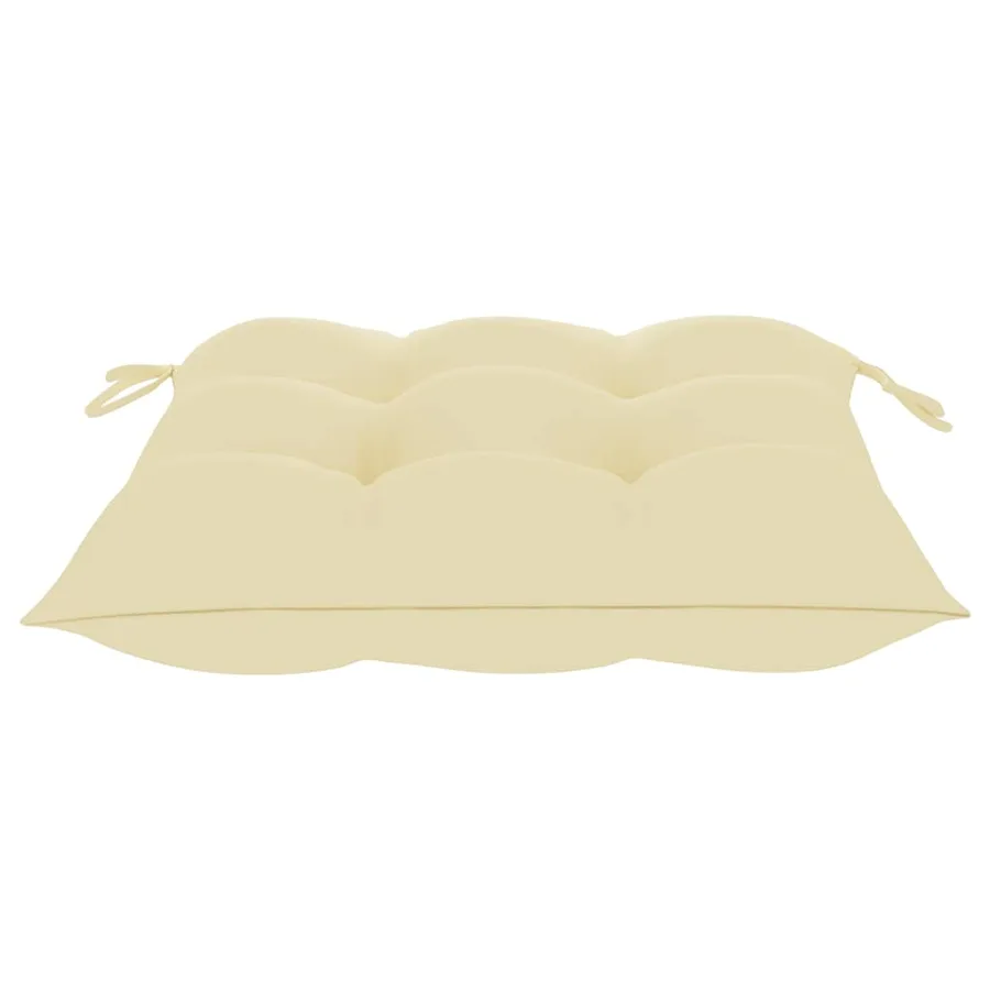 Chaises pliables de jardin lot de 6 avec coussins Bois d'acacia - 11