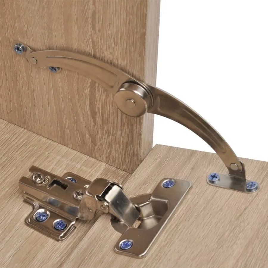 8 pièces de mobilier de salle de bain et lavabo Beige - 5