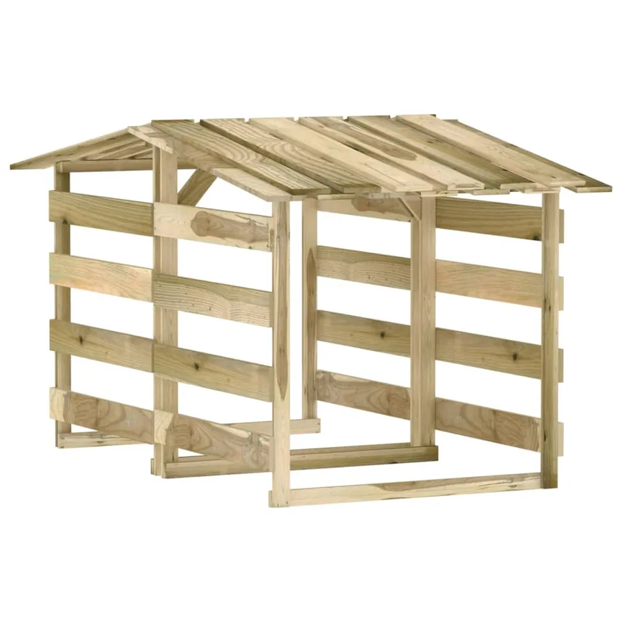 Pergolas avec toits 2 pcs 100x90x100 cm Bois de pin imprégné - 2