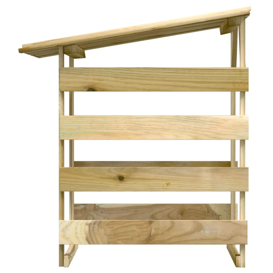 Pergolas avec toits 2 pcs 100x90x100 cm Bois de pin imprégné - 5