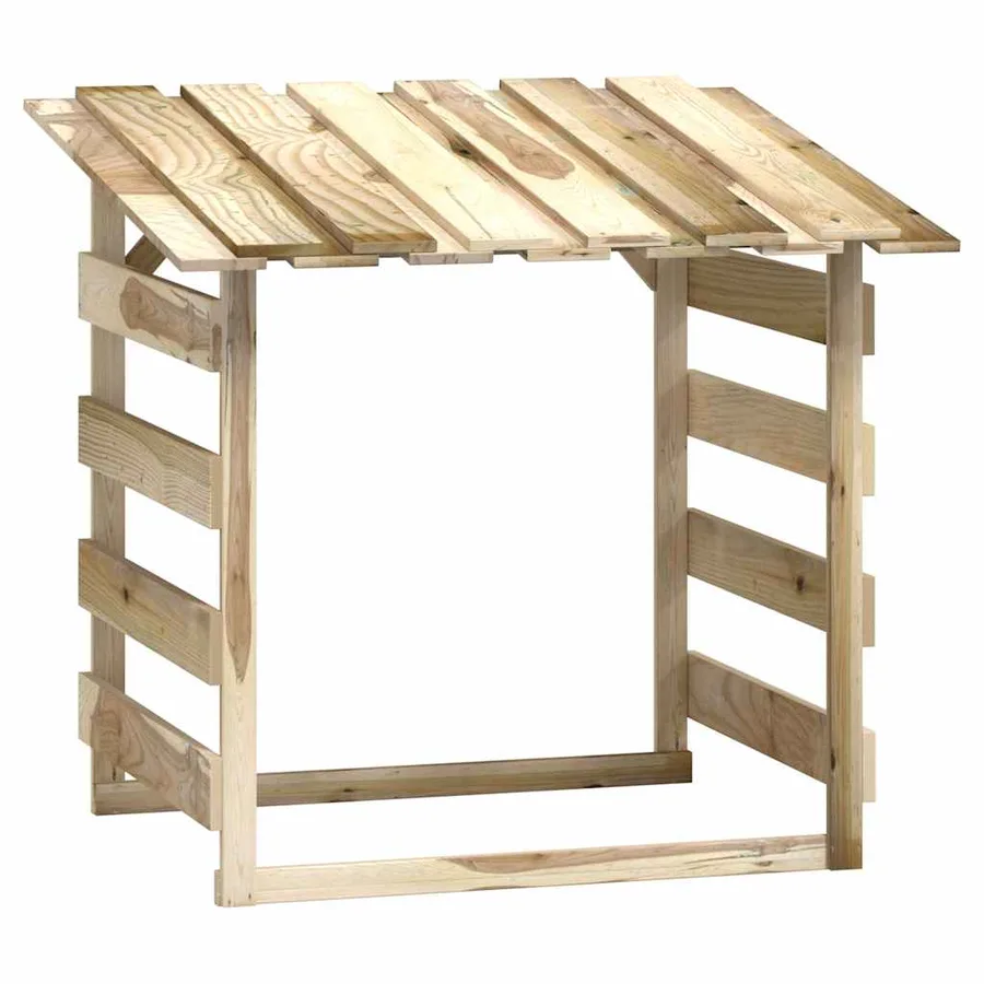 Pergolas avec toits 4 pcs 100x90x100 cm Bois de pin imprégné - 3