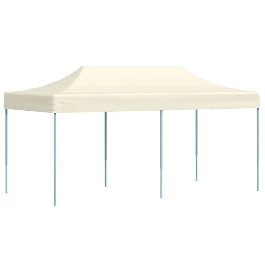 Tente pliable 3 x 6 m Blanc crème - 2