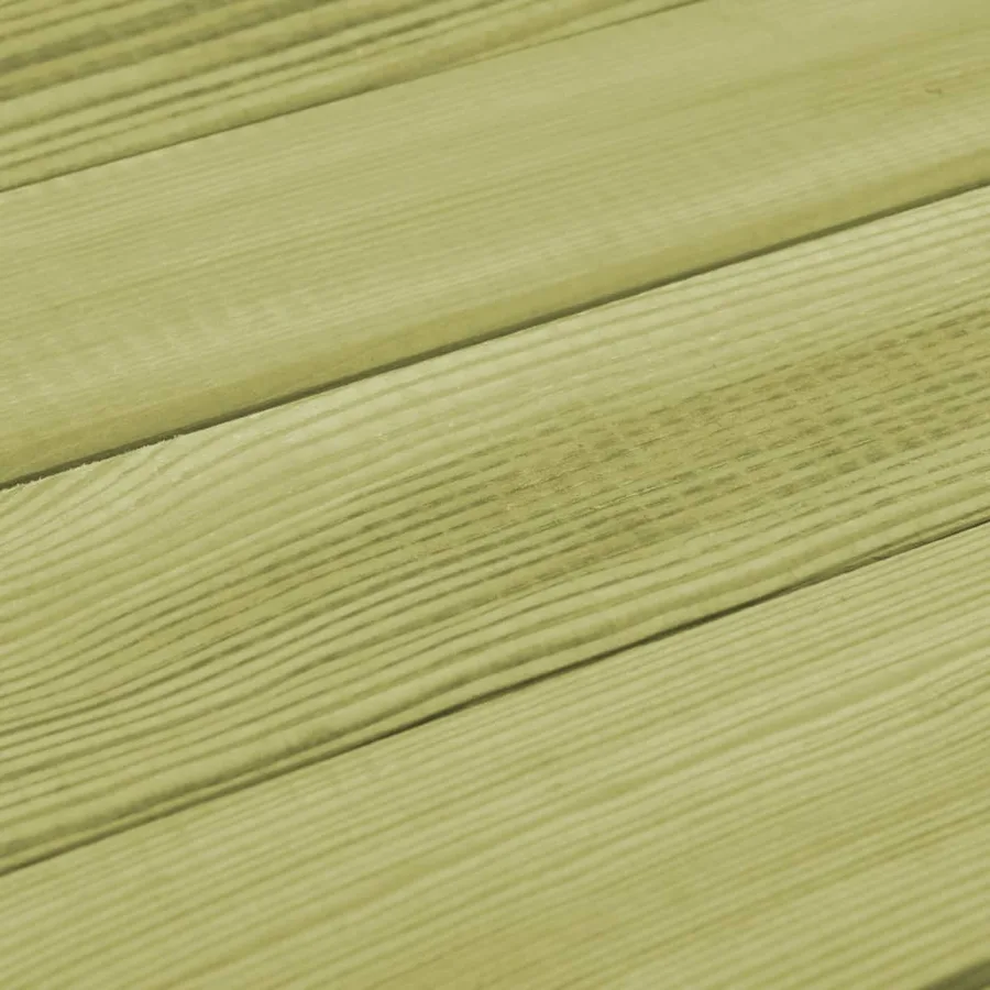 Table de pique-nique pour enfants avec bancs Pinède imprégnée - 6