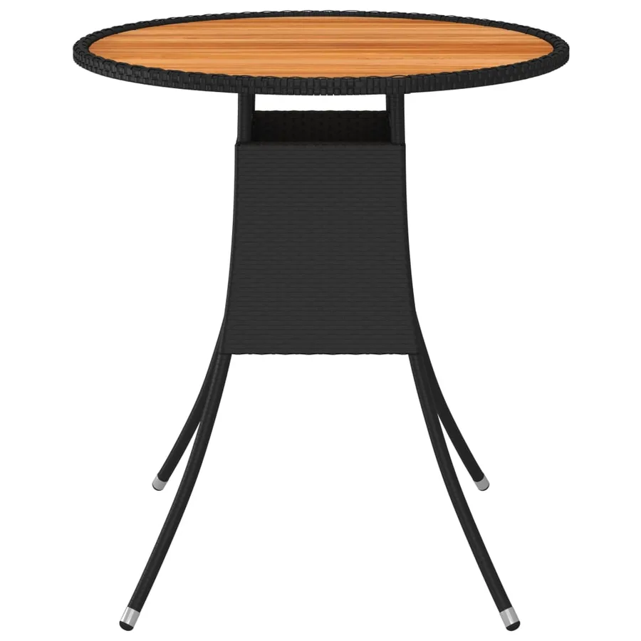 Salon de jardin 5 pcs avec coussins Résine tressée Noir - 16