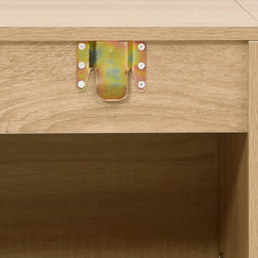 Ensemble de meubles salle de bain 6 pcs chêne bois d'ingénierie - 8