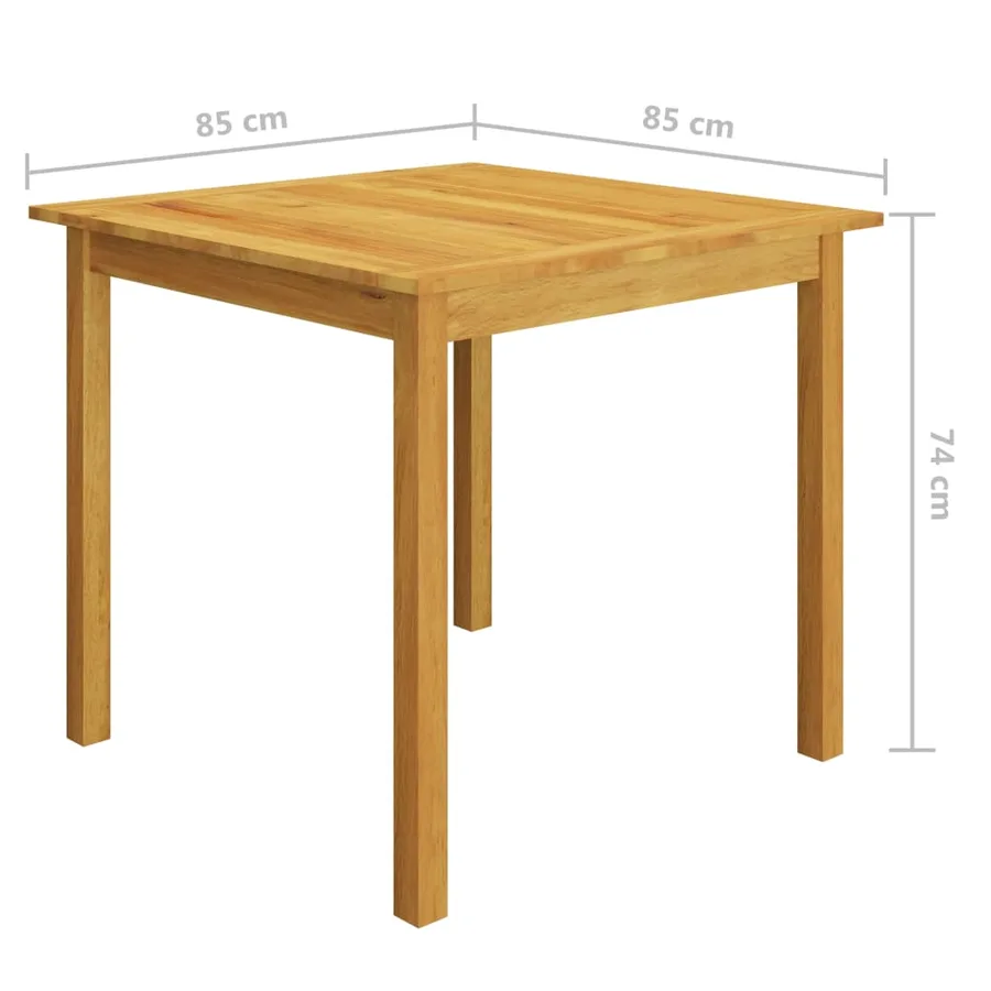 Ensemble à manger de jardin 5 pcs Marron - 11