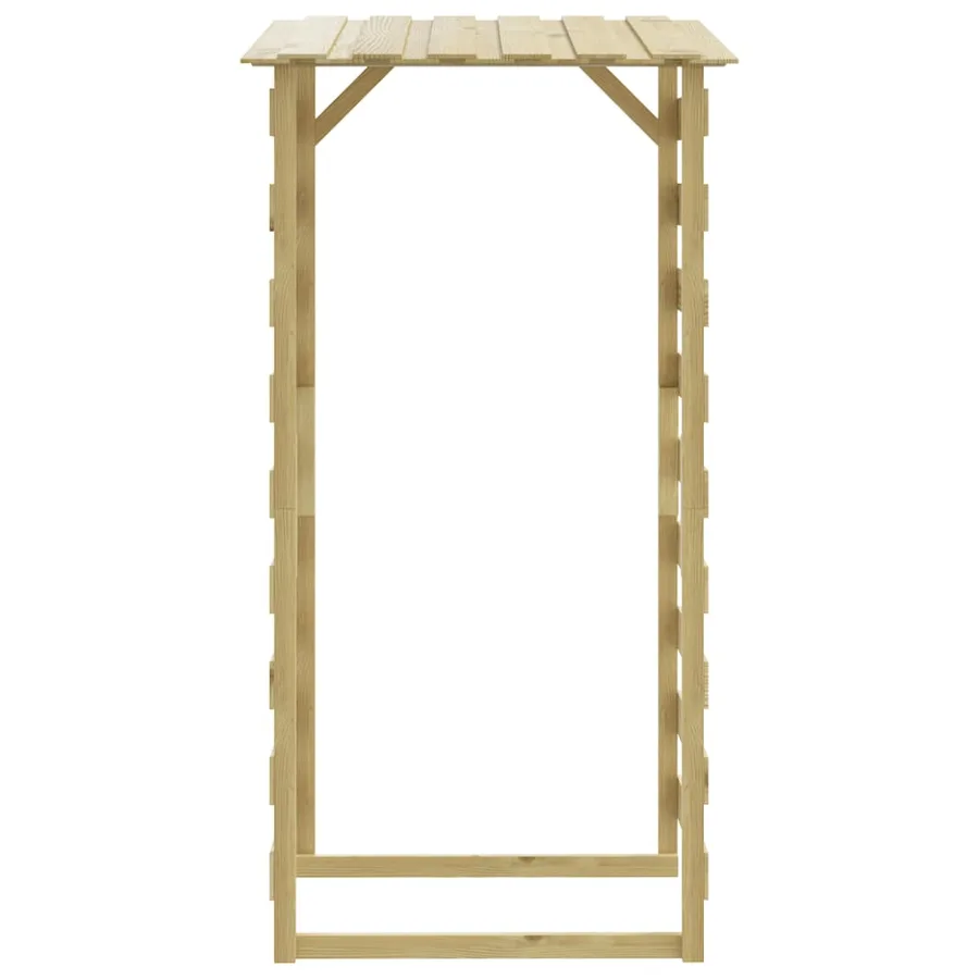 Pergolas avec toits 4 pcs 100x90x200 cm Bois de pin imprégné - 4