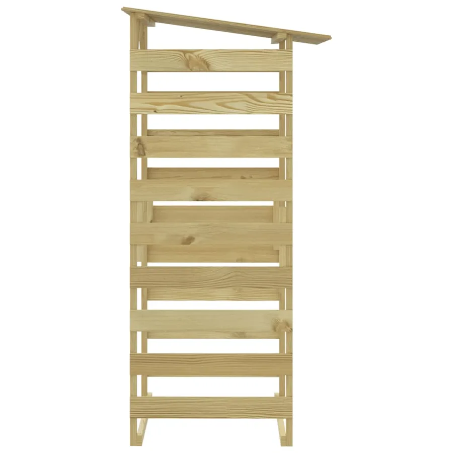 Pergolas avec toits 4 pcs 100x90x200 cm Bois de pin imprégné - 5