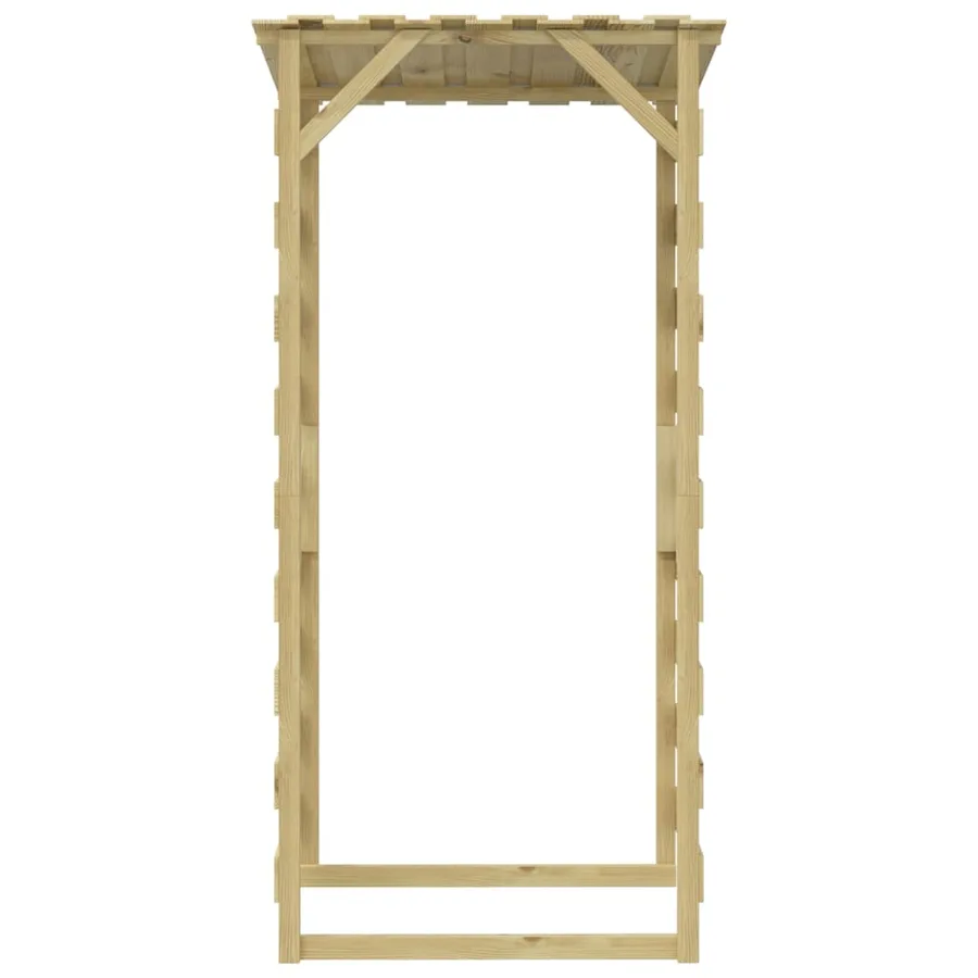 Pergolas avec toits 4 pcs 100x90x200 cm Bois de pin imprégné - 6