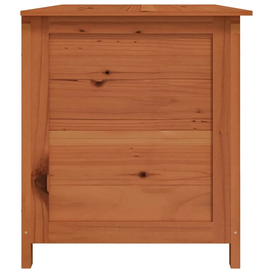 Boîte à coussins d'extérieur Marron 150x50x56 cm Sapin massif - 5