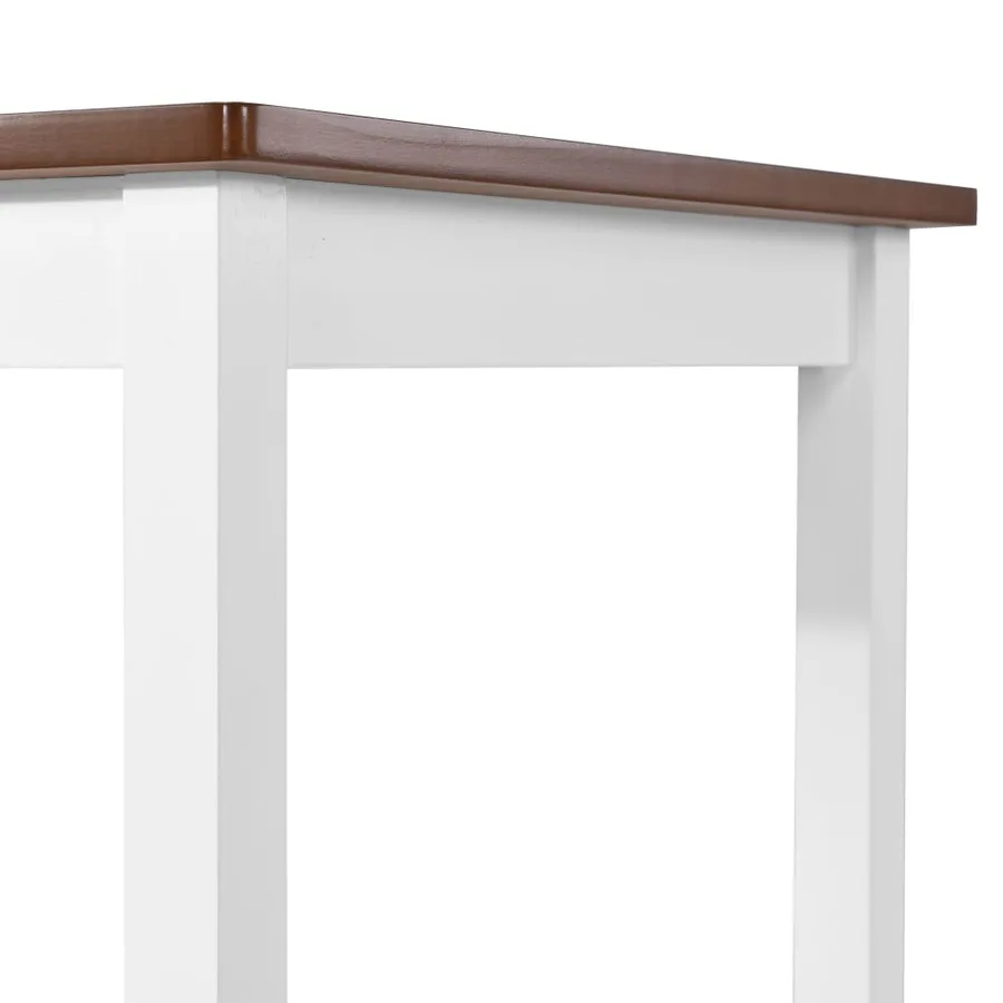 Table de bar Bois massif 108x60x91 cm - 4