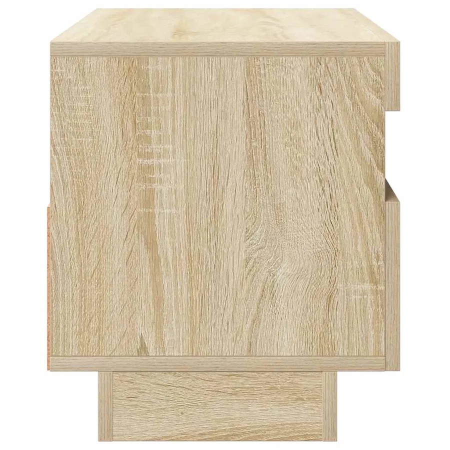 Meuble TV avec lumières LED chêne sonoma 80x35x40 cm - 9