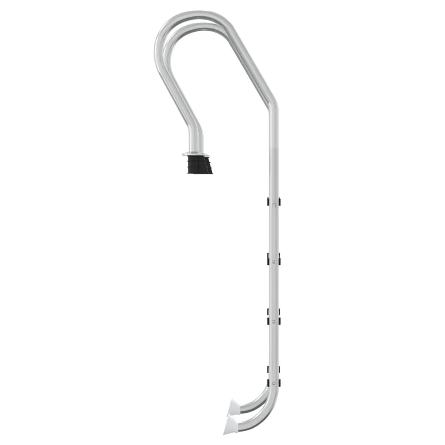 Échelle de piscine 54x38x184,5 cm acier inoxydable 304 - 4