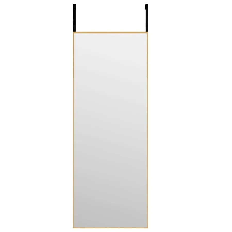 Miroir de porte Doré 30x80 cm Verre et aluminium - 2