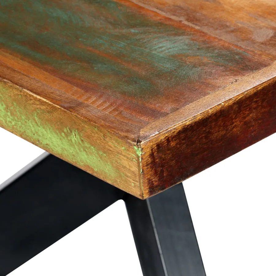 Table à manger 200x100x75 cm Bois de récupération solide - 4
