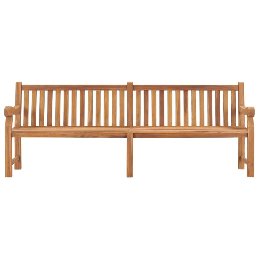 Banc de jardin 228 cm bois de teck solide - 2