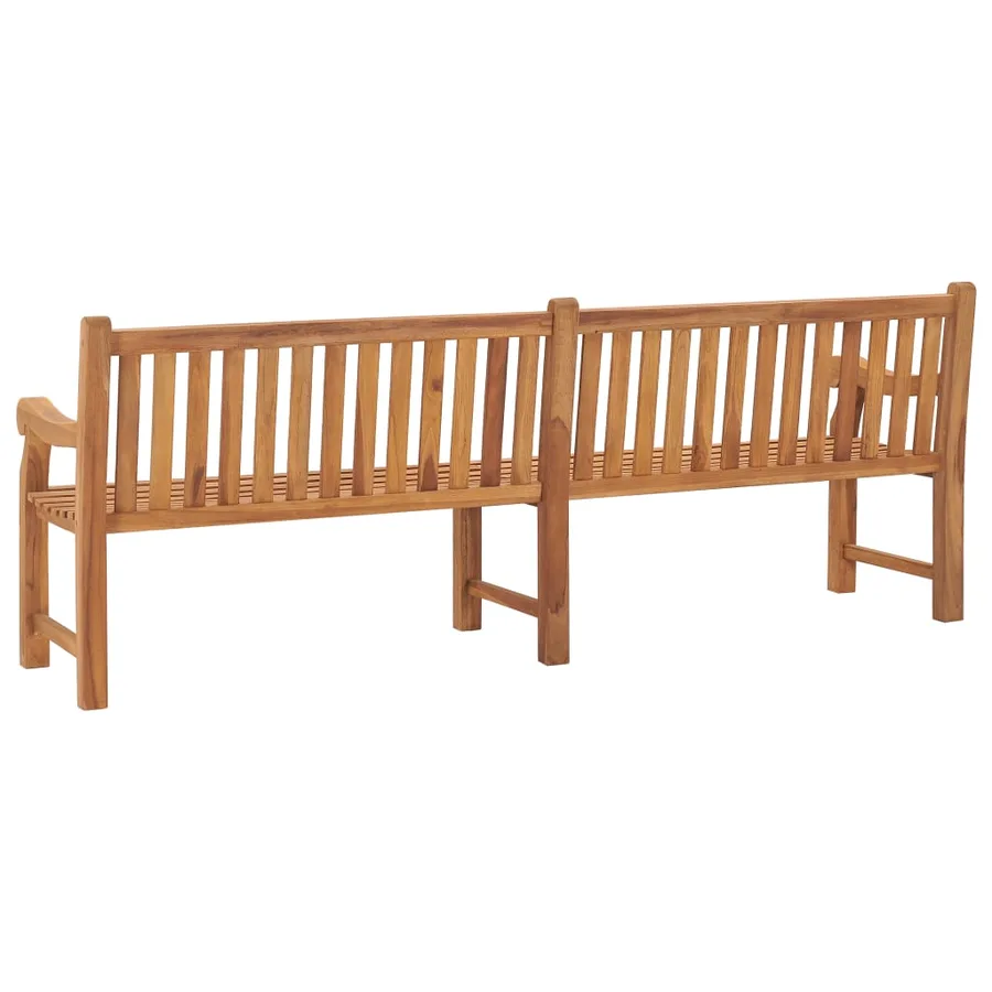 Banc de jardin 228 cm bois de teck solide - 3