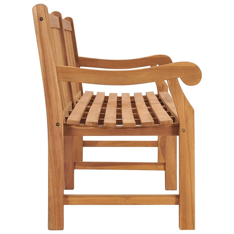 Banc de jardin 228 cm bois de teck solide - 4