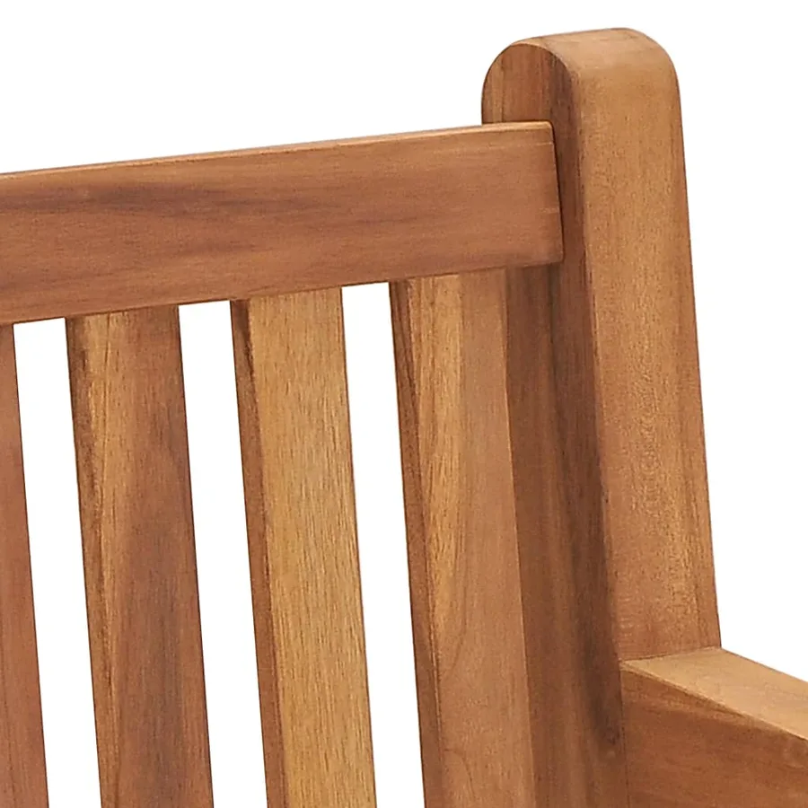 Banc de jardin 228 cm bois de teck solide - 6