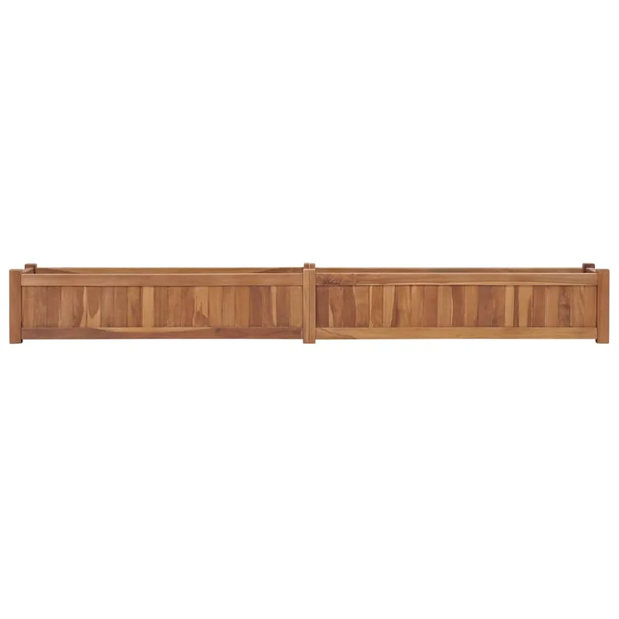 Lit surélevé 200x30x25 cm Bois de teck solide - 2