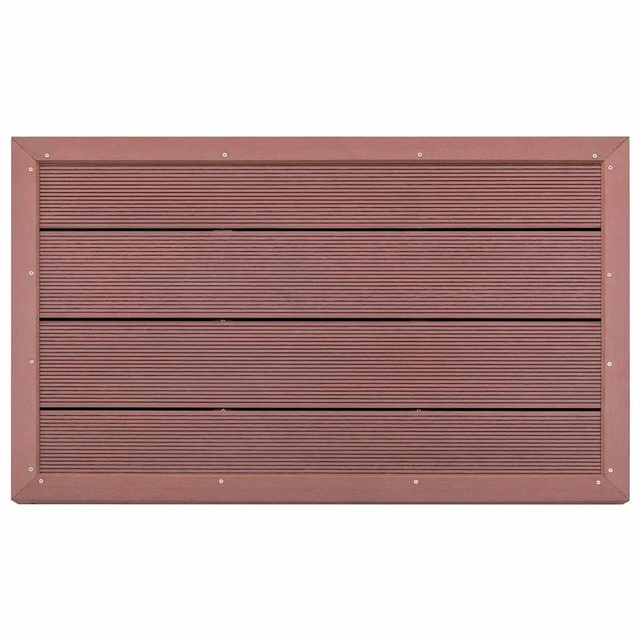 Élément de plancher pour douche solaire Marron 101x63x5,5cm WPC - 3