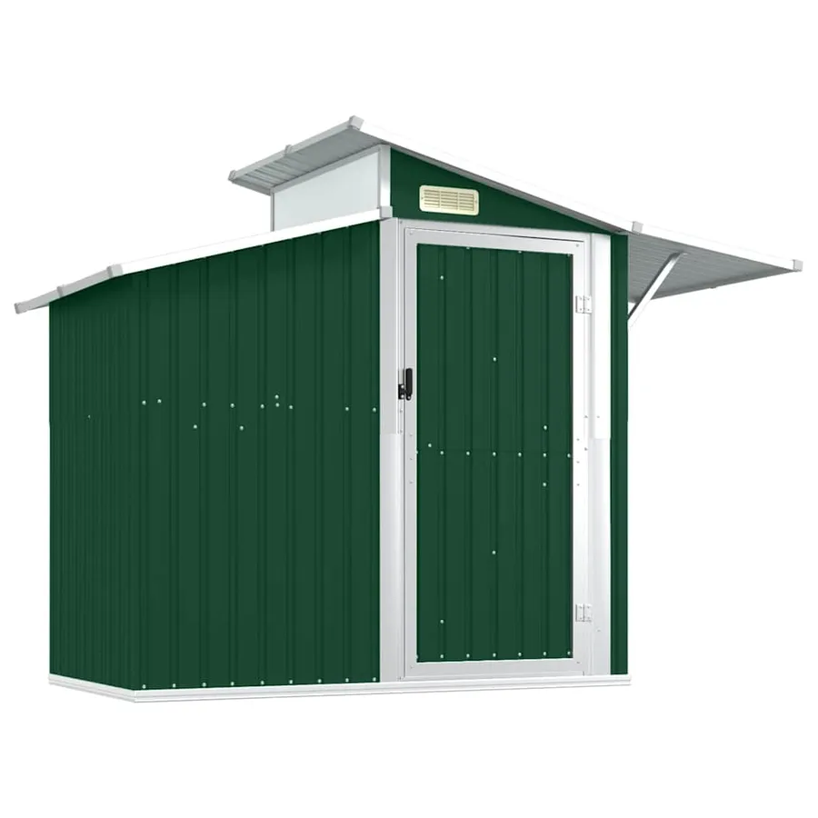 Abri de Jardin Vert 270x130x208,5 cm Métal Galvanisé - 2