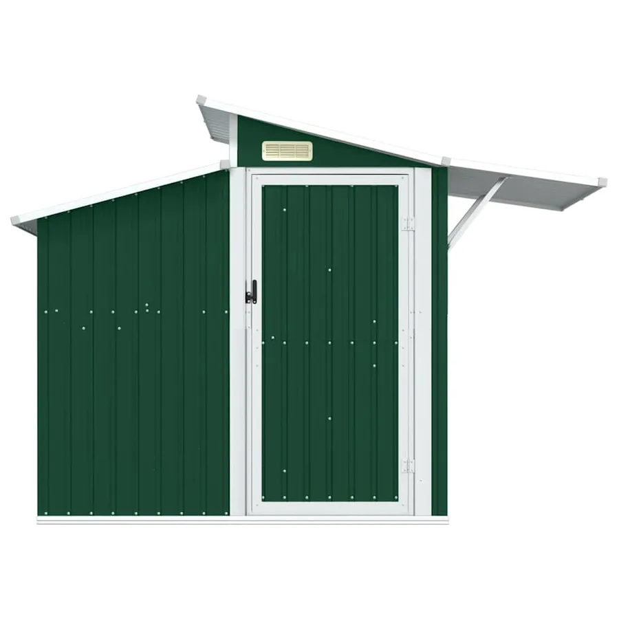 Abri de Jardin Vert 270x130x208,5 cm Métal Galvanisé - 3
