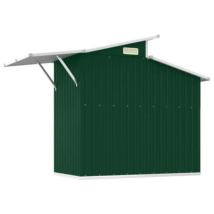 Abri de Jardin Vert 270x130x208,5 cm Métal Galvanisé - 6