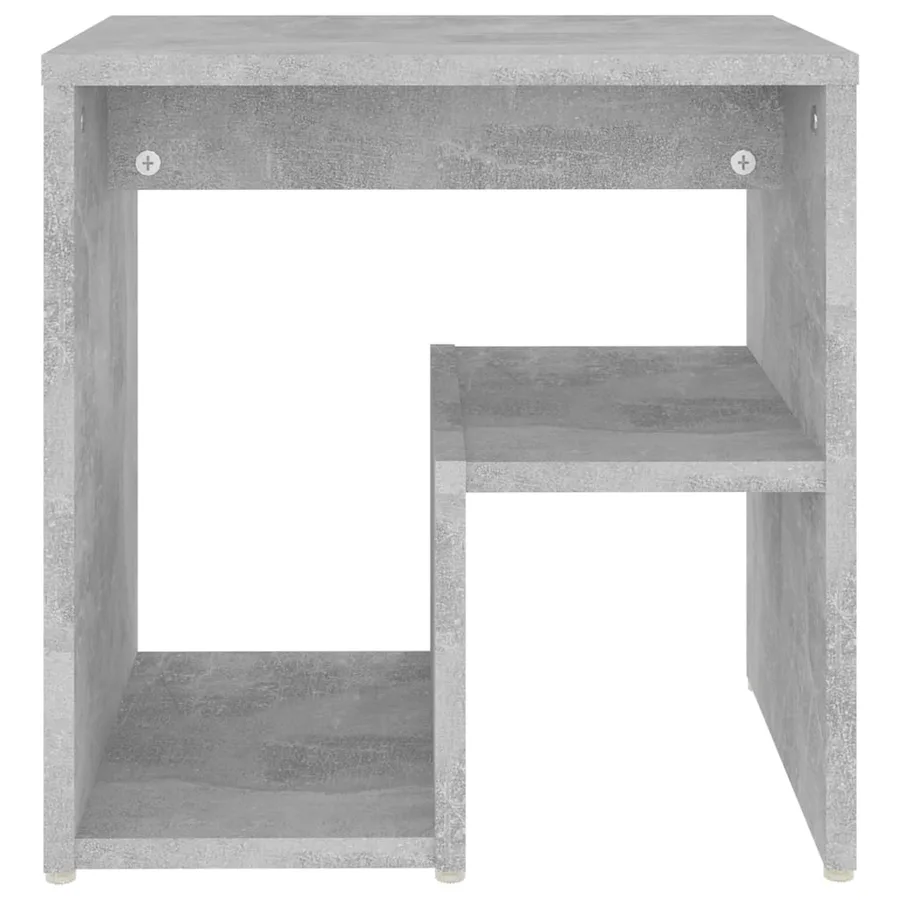 Tables de chevet 2 pcs gris béton 40x30x40 cm bois d'ingénierie - 5