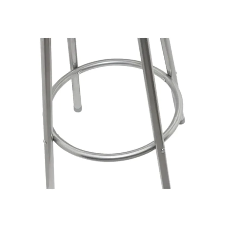 Tabourets de bar lot de 2 noir similicuir - 3