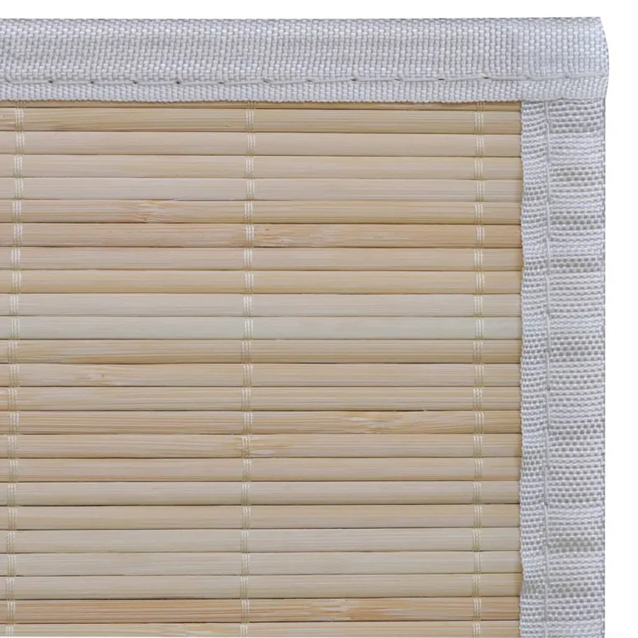 Tapis rectangulaires Bambou naturel 2 pcs 120x180 cm - 7
