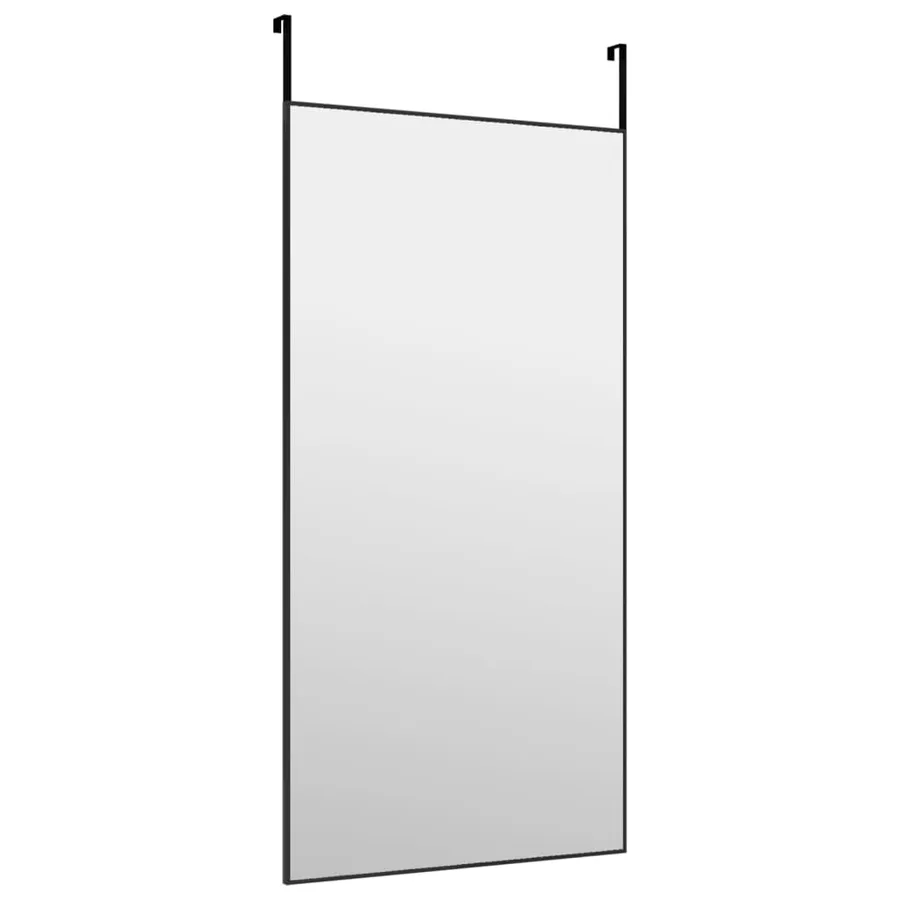 Miroir de porte Noir 50x100 cm Verre et aluminium - 3