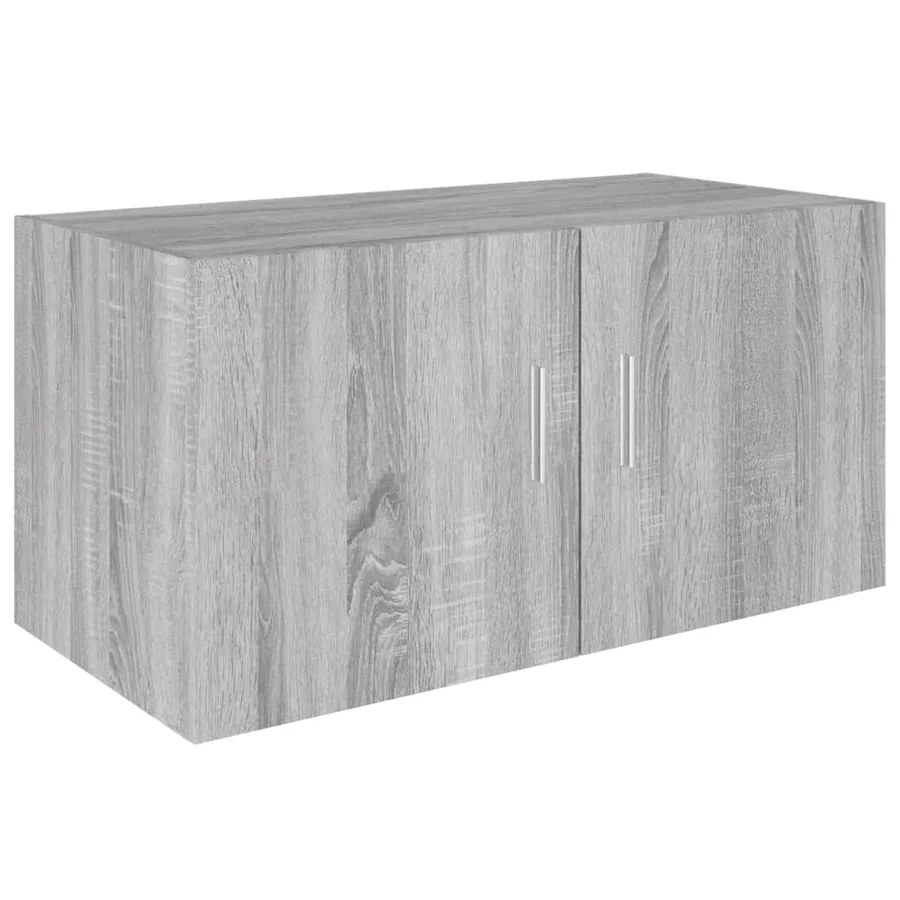 Armoire murale Sonoma gris 80x39x40 cm Bois d'ingénierie - 2
