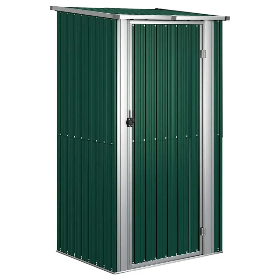 Abri de jardin vert 118,5 x 97 x 209,5 cm Acier galvanisé - 2