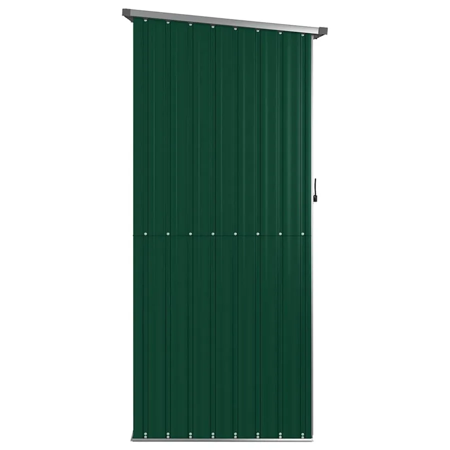 Abri de jardin vert 118,5 x 97 x 209,5 cm Acier galvanisé - 5